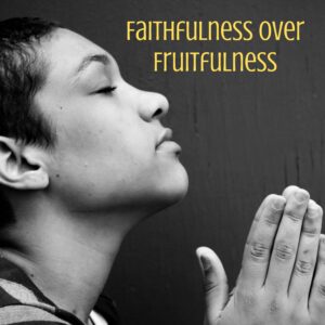 Faithfulness Over Fruitfulness