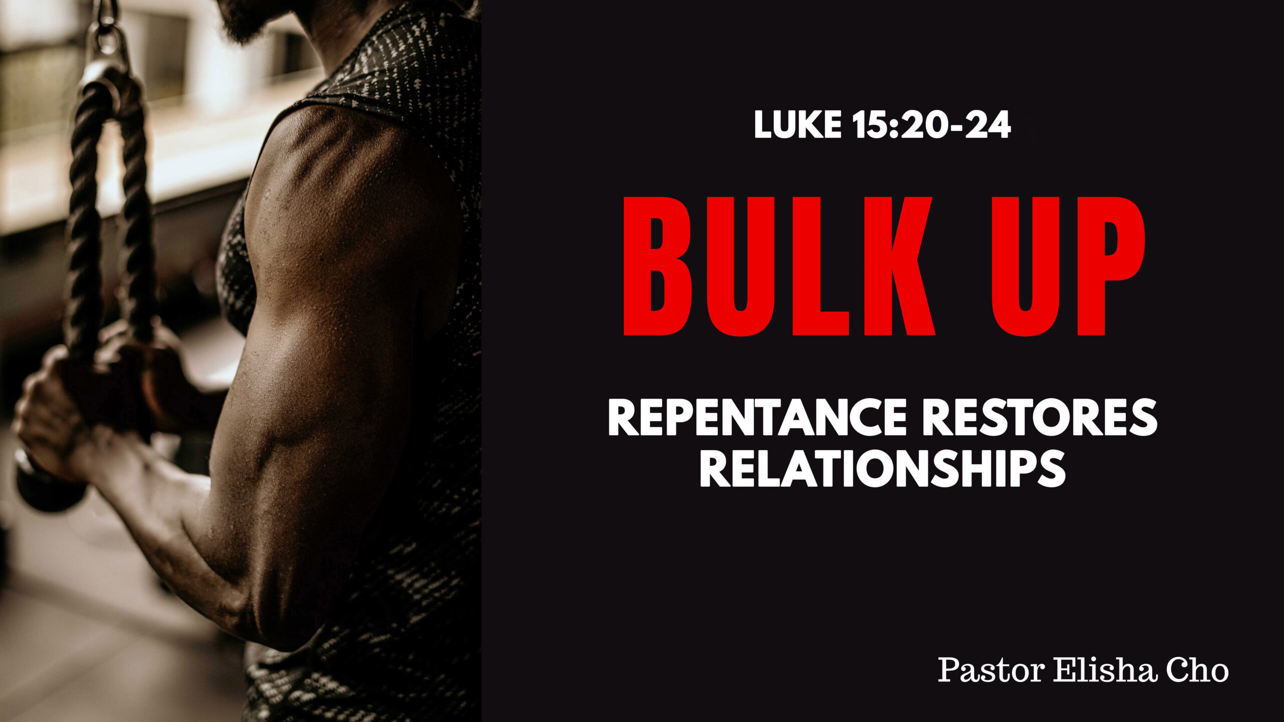 4 – Repentance Restores Relationships