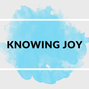 Knowing Joy