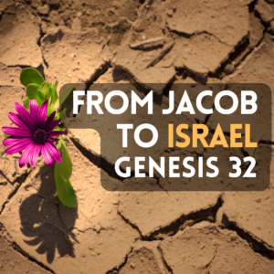 From Jacob To Israel